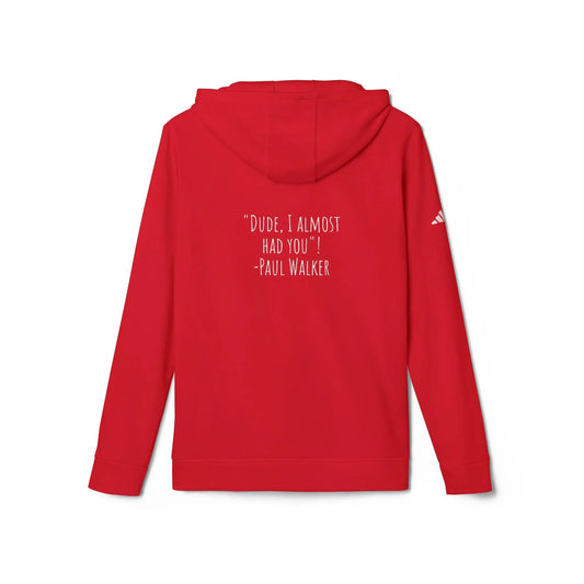 Red Premium Paparazzi Adidas Hoodie Printify