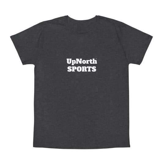 UpNorth SPORTS Dark Heather Grey T-Shirt front - UpNorth SPORTS