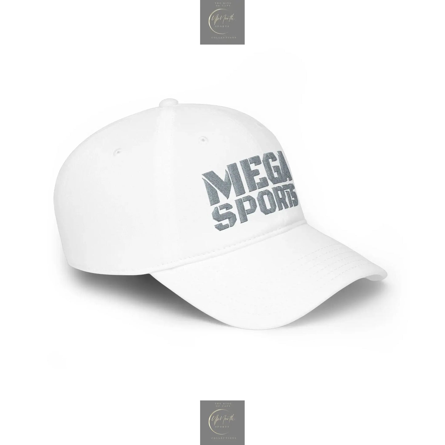 MEGA Sports Grey Baseball Cap Printify