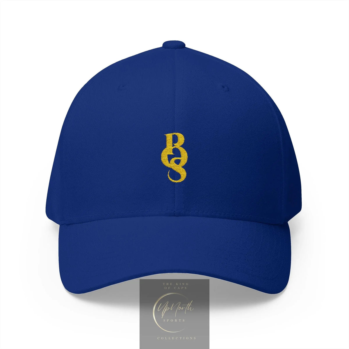 Royal POS Gold Logo Closed Back Cap front - Paparazzi Original