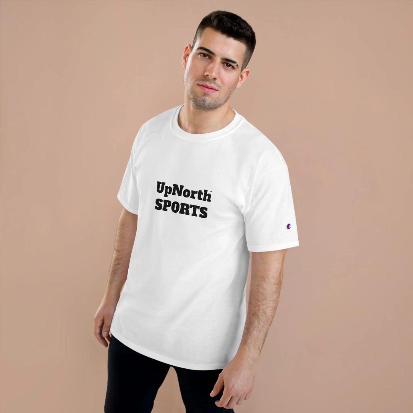 UpNorthSPORTS White Black Champion T-shirt