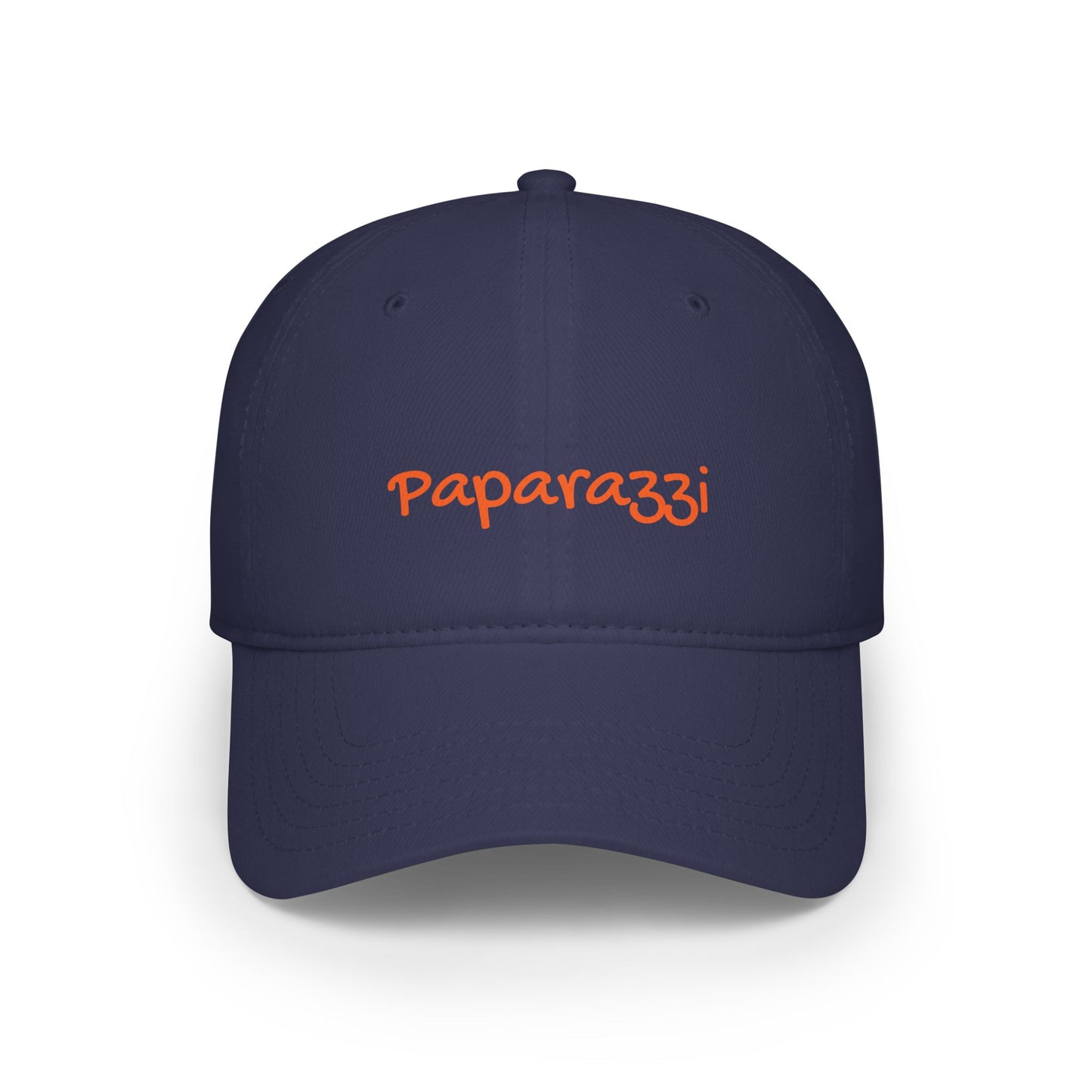 Baseball Cap Paparazzi dark navy and orange
