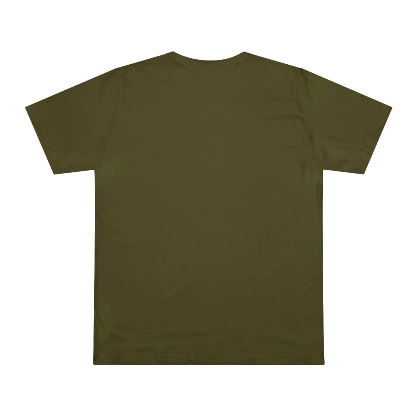 Premium Deluxe Army Green GYMSports T-shirt backside - UpNorth SPORTS