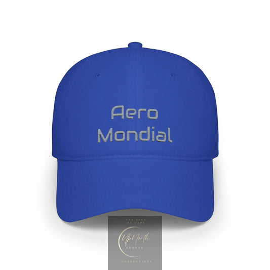 Royal Aero Mondial Grey Baseball Cap front - UpNorth SPORTS