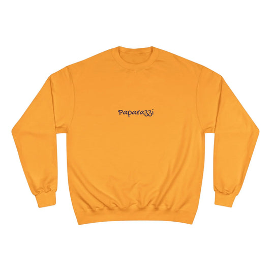 Gold Paparazzi Champion Sweatshirt front - Paparazzi Original