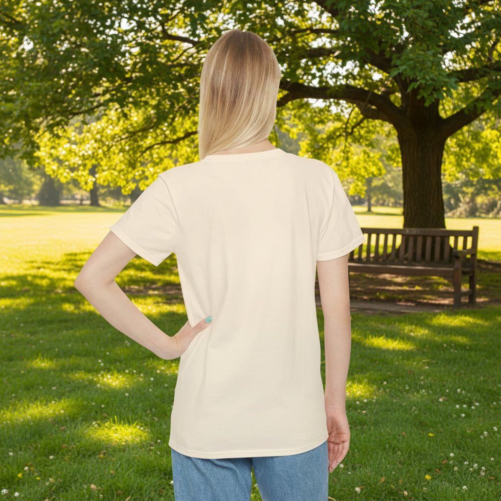 White Nature Colors Unisex Iconic T-Shirt nature backside