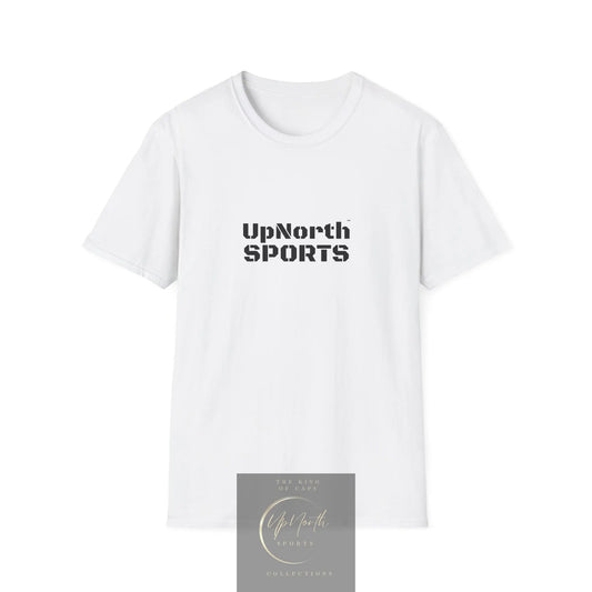 Unisex T-Shirt black on white front - UpNorth SPORTS