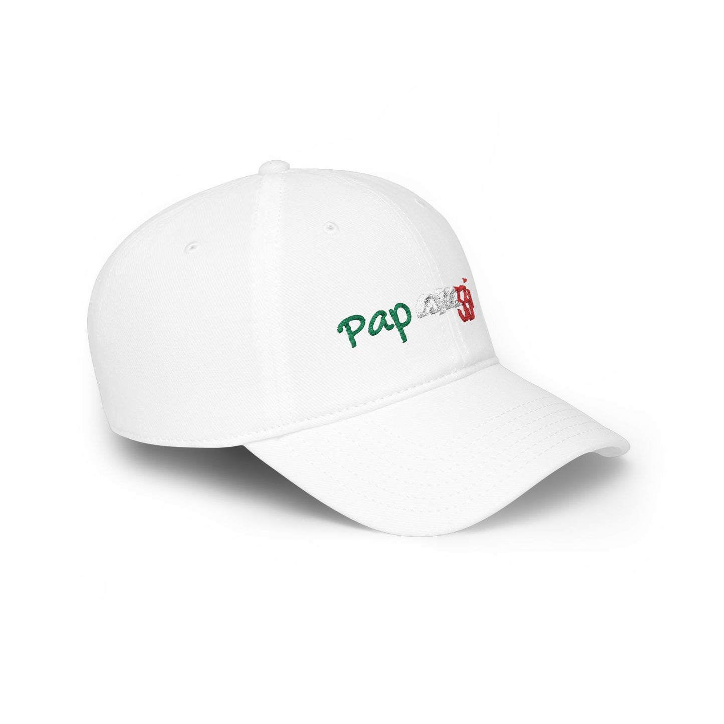 Baseball Cap Paparazzi Embroidered Italy Tricolore Printify