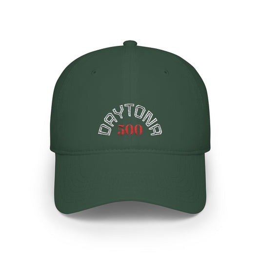 Dark Green Daytona 500 Baseball Cap frontside - UpNorth SPORTS