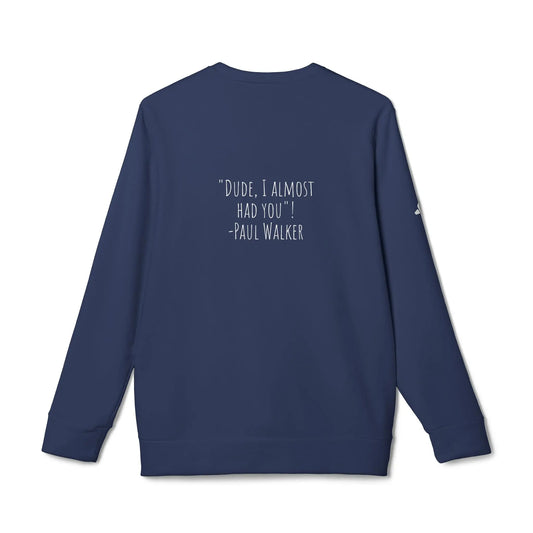 Navy Premium Paparazzi Adidas Sweatshirt Printify