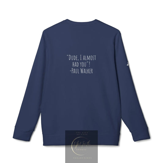Navy Premium Paparazzi Adidas Sweatshirt backside - Paparazzi Original