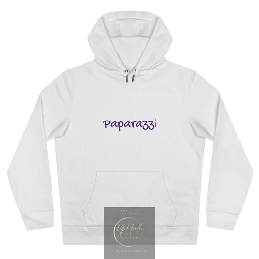 White Paparazzi Purple Hoodie front - Paparazzi Original
