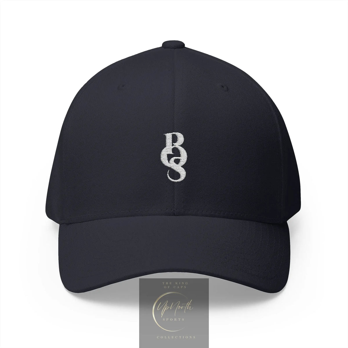Dark Navy POS White Logo Closed Back Cap front - Paparazzi Original