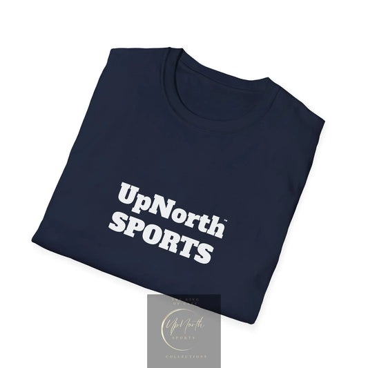 Unisex T-Shirt white on navy - UpNorth SPORTS