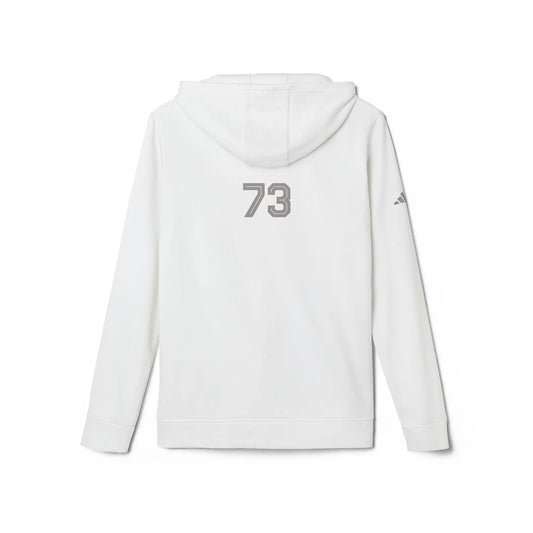 White Premium Paparazzi Anniversary Adidas Hoodie backside - Paparazzi Original