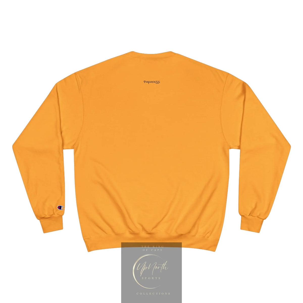 Gold Paparazzi Champion Sweatshirt backside - Paparazzi Original