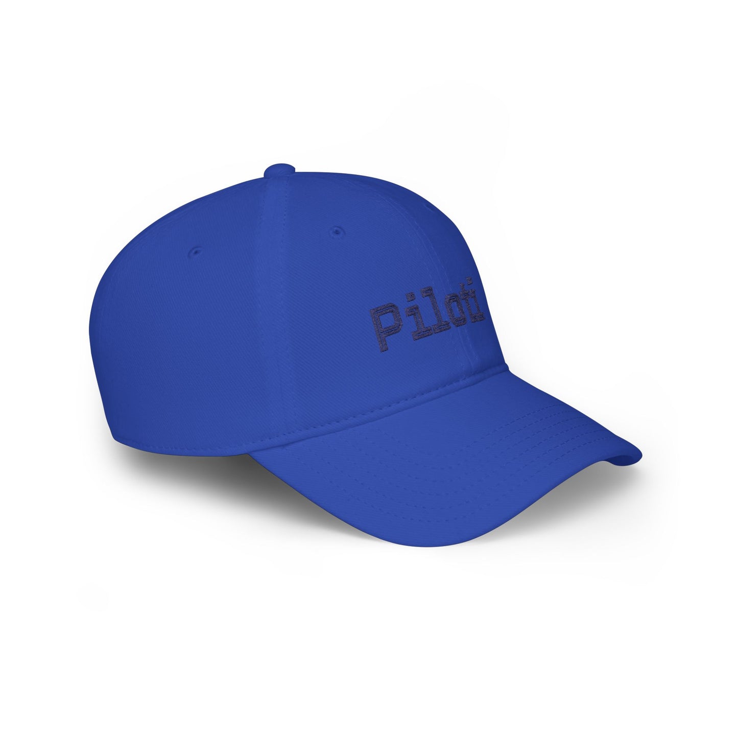 Piloti Baseball Cap Embroidered with Navy Printify