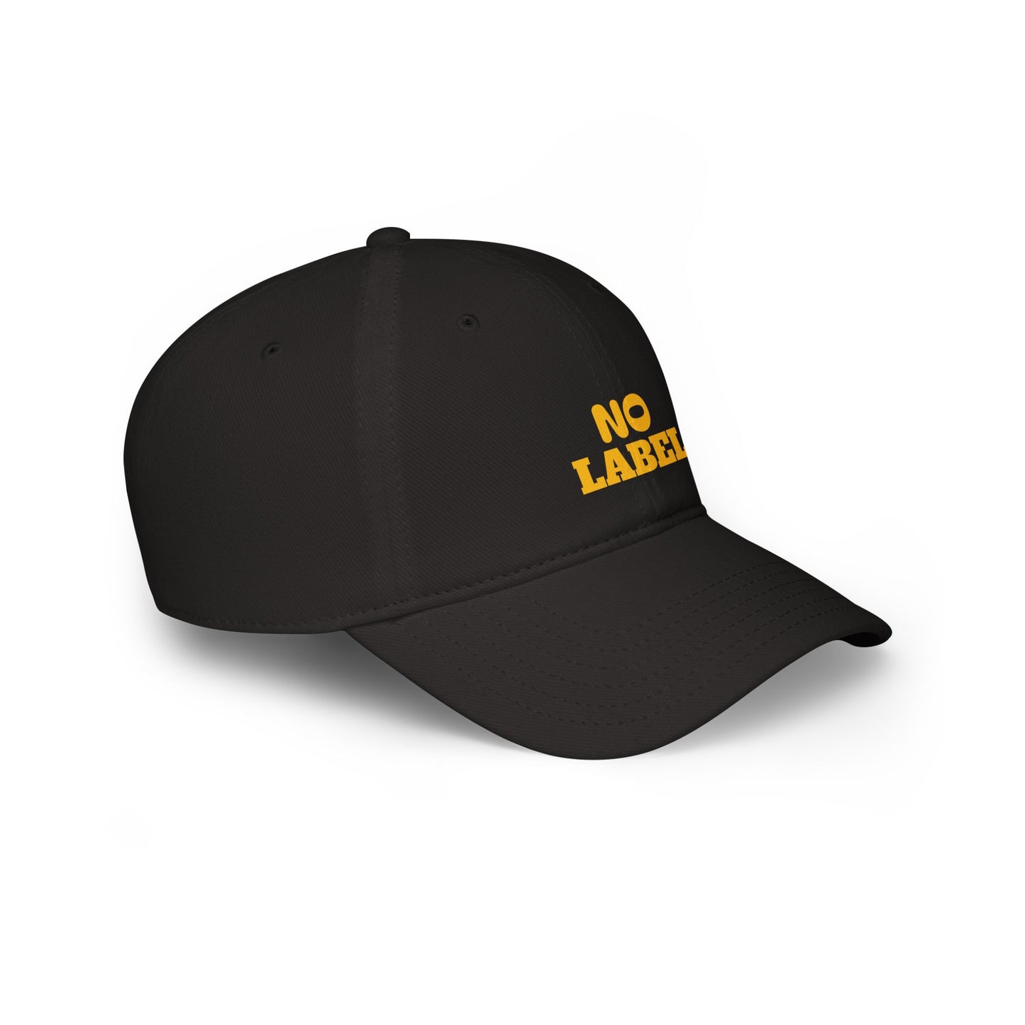Baseball Cap No Label black and yellow
