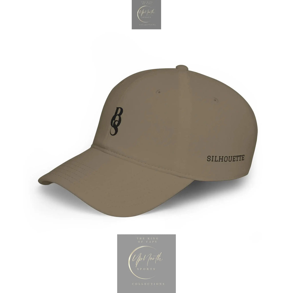 Khaki POS Paparazzi Black Baseball Cap left side - Paparazzi Original