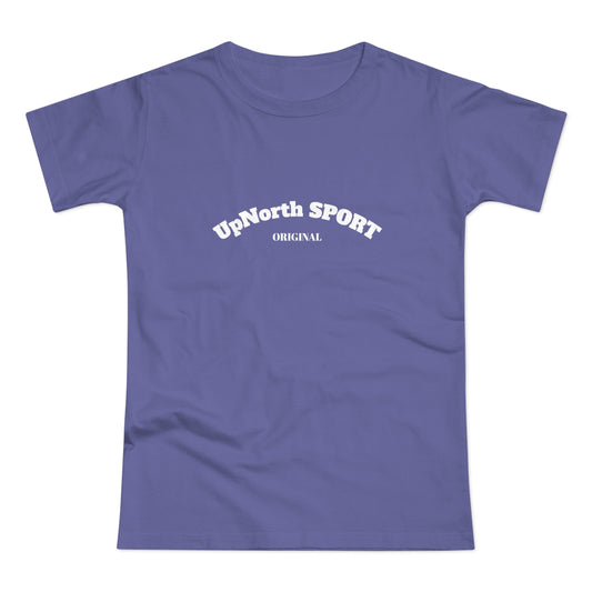 Women T-Shirt millennial lilac with white