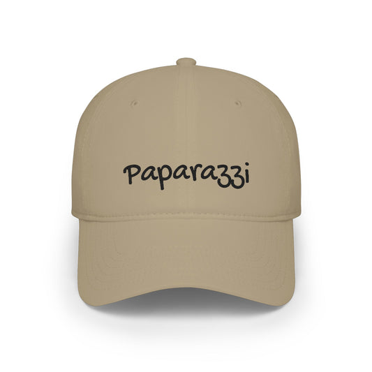 Paparazzi Baseball Cap Black Embroidery Printify