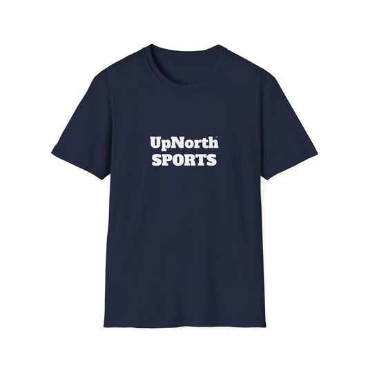 Unisex T-Shirt white on navy Printify
