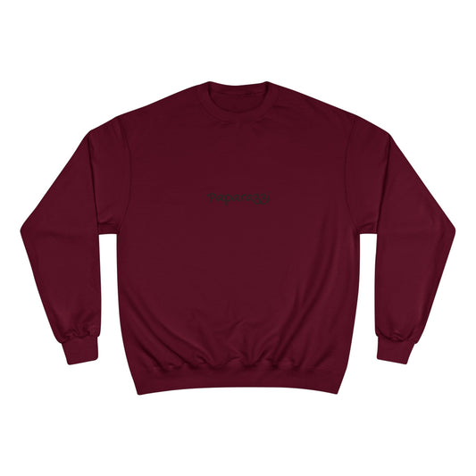 Orange Maroon Paparazzi Champion Sweatshirt Printify