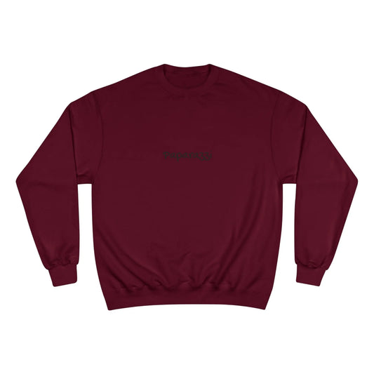 Orange Maroon Paparazzi Champion Sweatshirt Printify