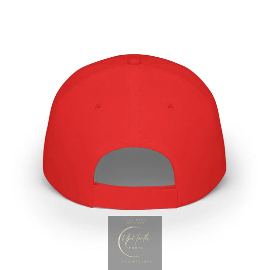 Red UpNorth USA Baseball Cap backside - UpNorth SPORTS
