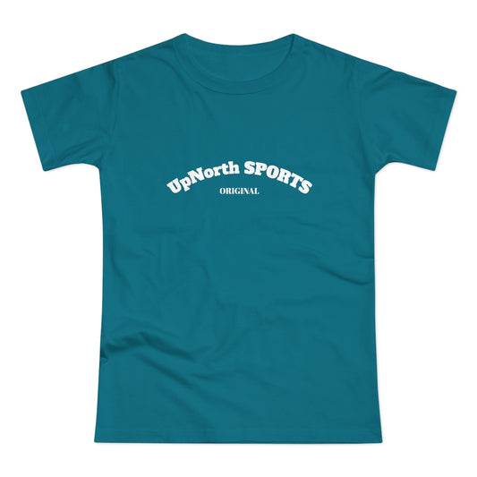Diva Blue White Women T-Shirt front - UpNorth SPORTS