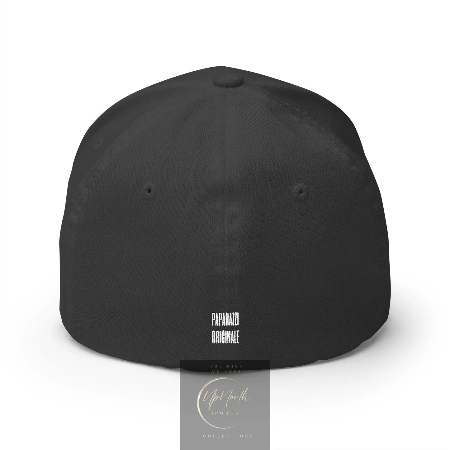 Dark Grey POS White Logo Closed Back Cap backside - Paparazzi Original