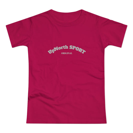 Women T-Shirt sorbet with light grey Printify
