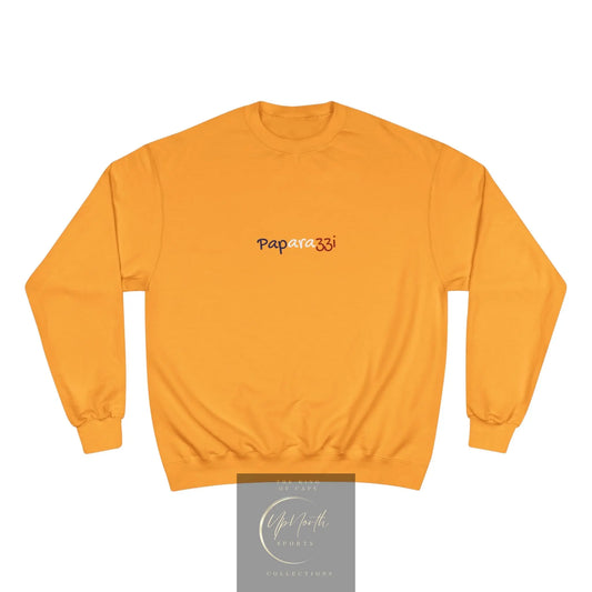 Gold Paparazzi Champion Sweatshirt front - Paparazzi Original