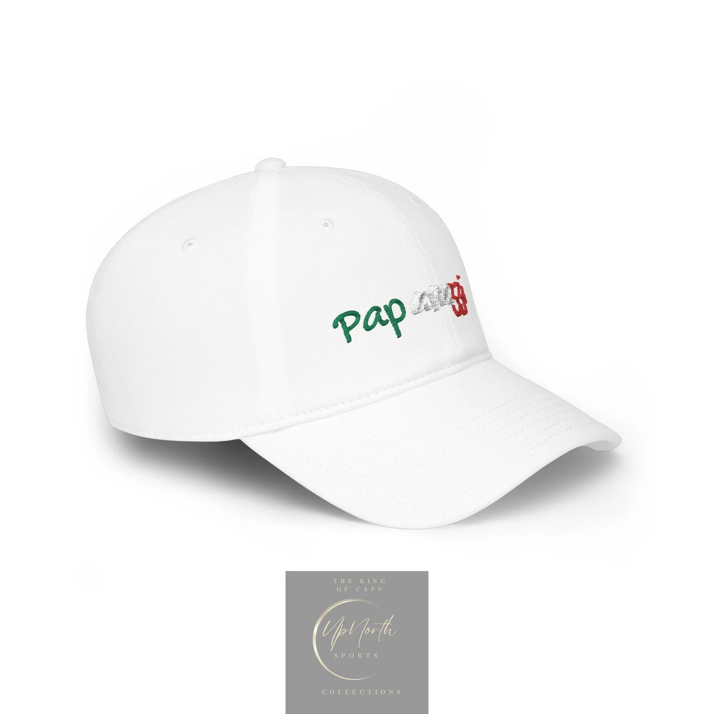 Baseball Cap Paparazzi Embroidered Italy Tricolore