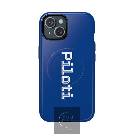 Tough Magnetic iPhone Cases Piloti in navy blue - UpNorth SPORTS