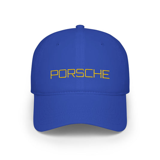 Porsche Gold Baseball Cap Printify