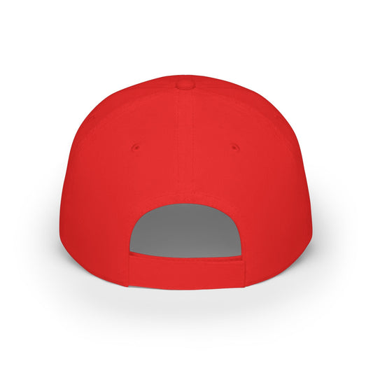 Baseball Cap Piloti red and white Printify
