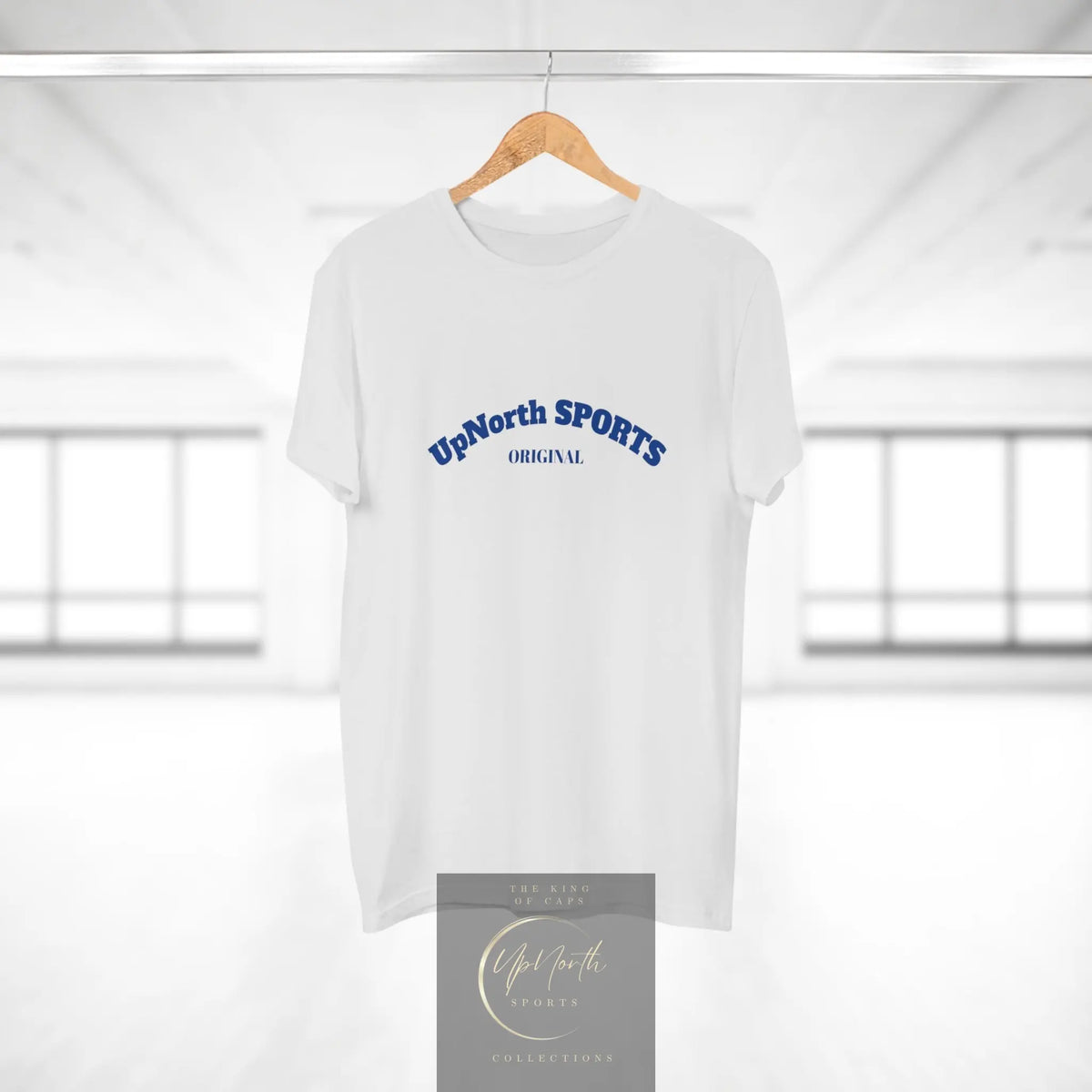 Men T-shirt UpNorth SPORTS white with Han Lue quote - UpNorth SPORTS