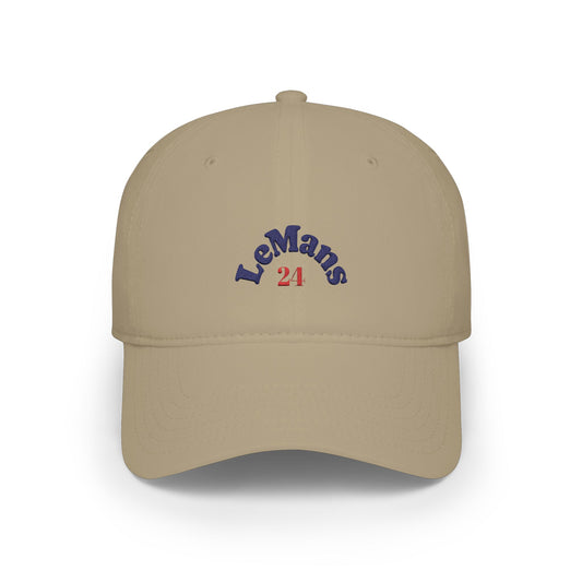 Khaki Le Mans 24 Baseball Cap frontside - UpNorth SPORTS
