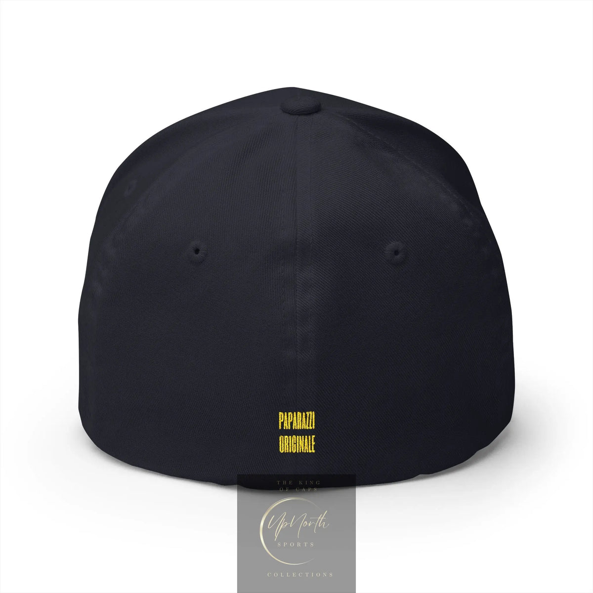 Dark Navy POS Gold Logo Closed Back Cap backside - Paparazzi Original