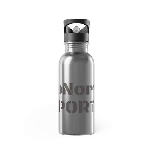 Drinking Bottle Stainless Steel Silver Grey UpNorth Sports