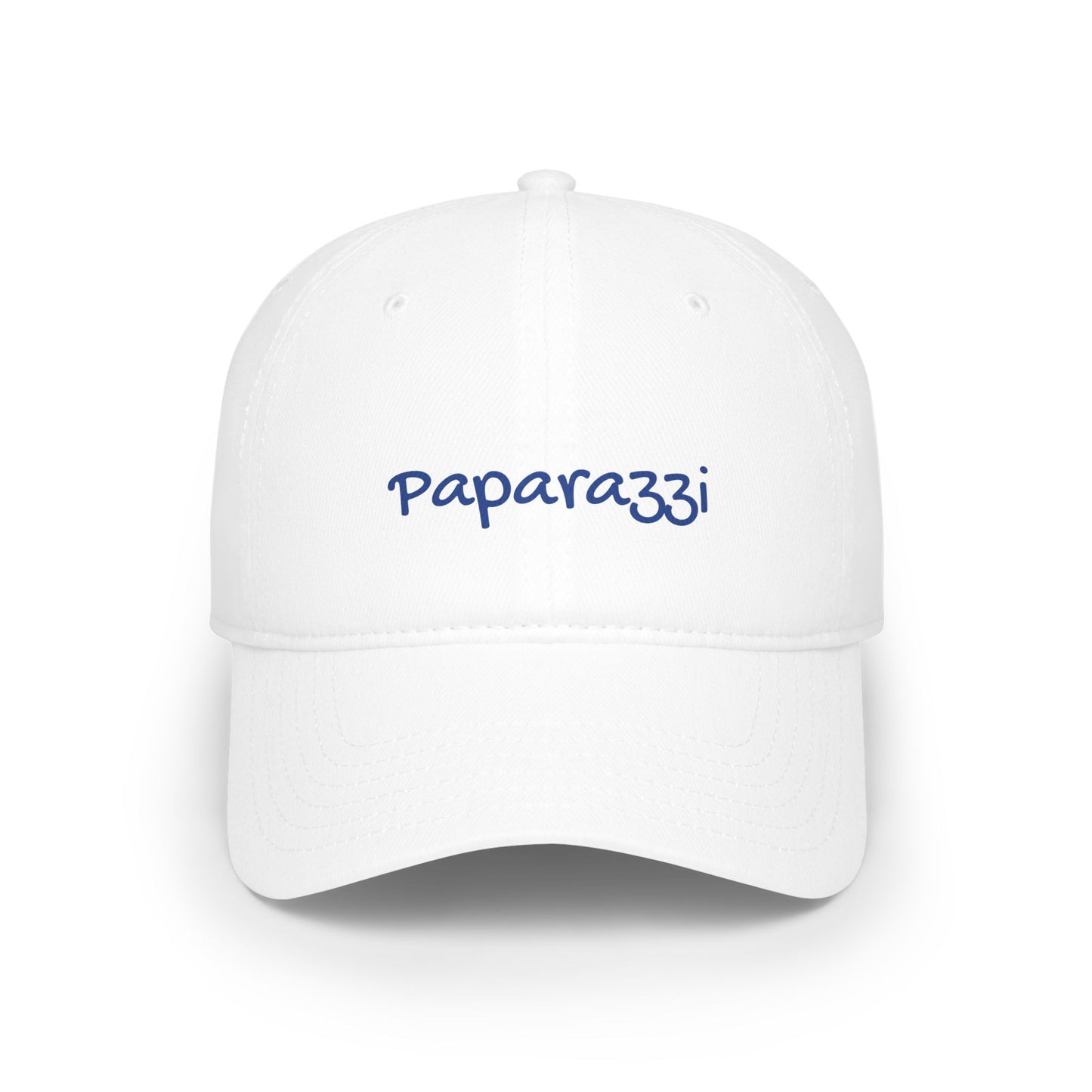 Baseball Cap Paparazzi blue on white