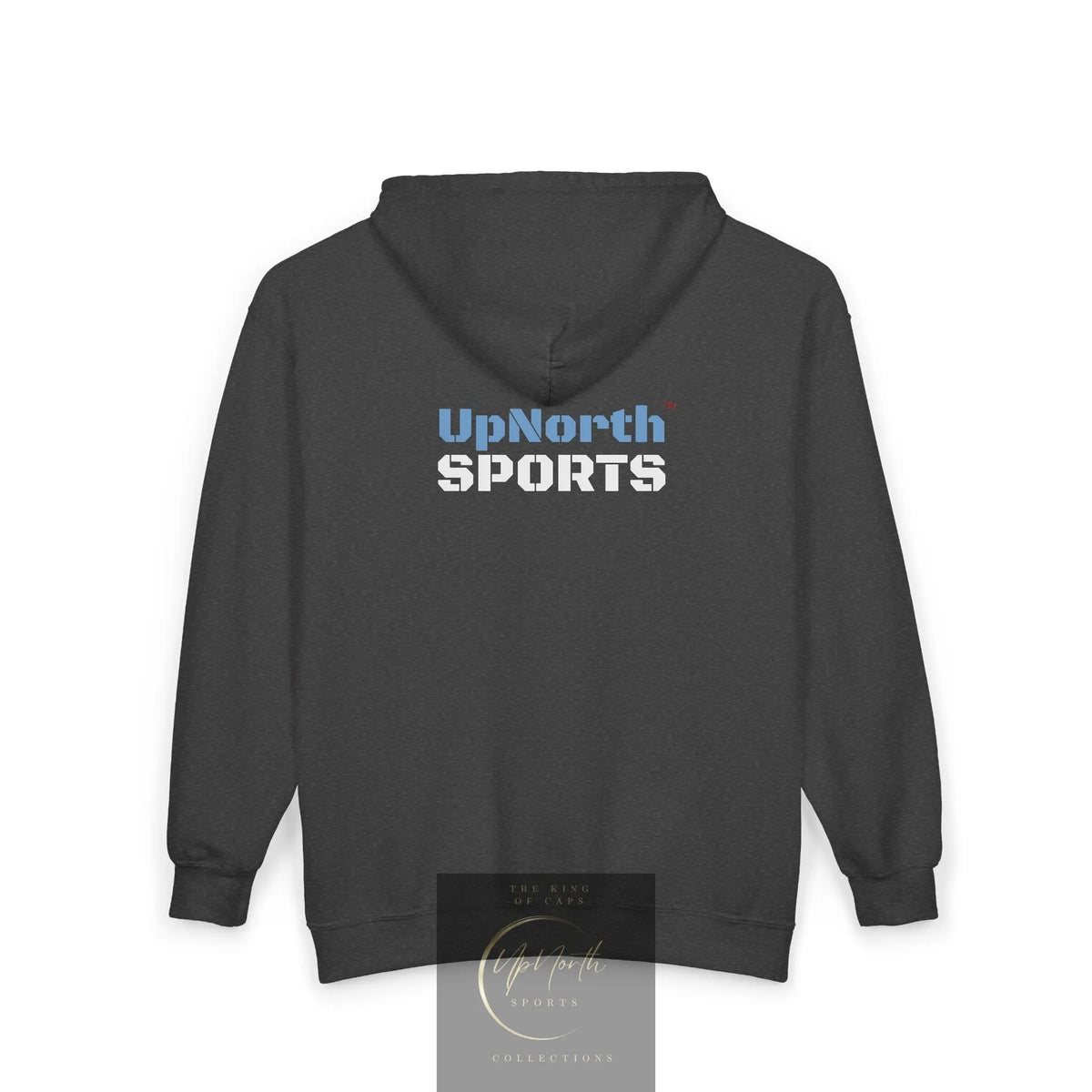 UpNorth Sports Heather Full Zip Hoodie back - UpNorth SPORTS