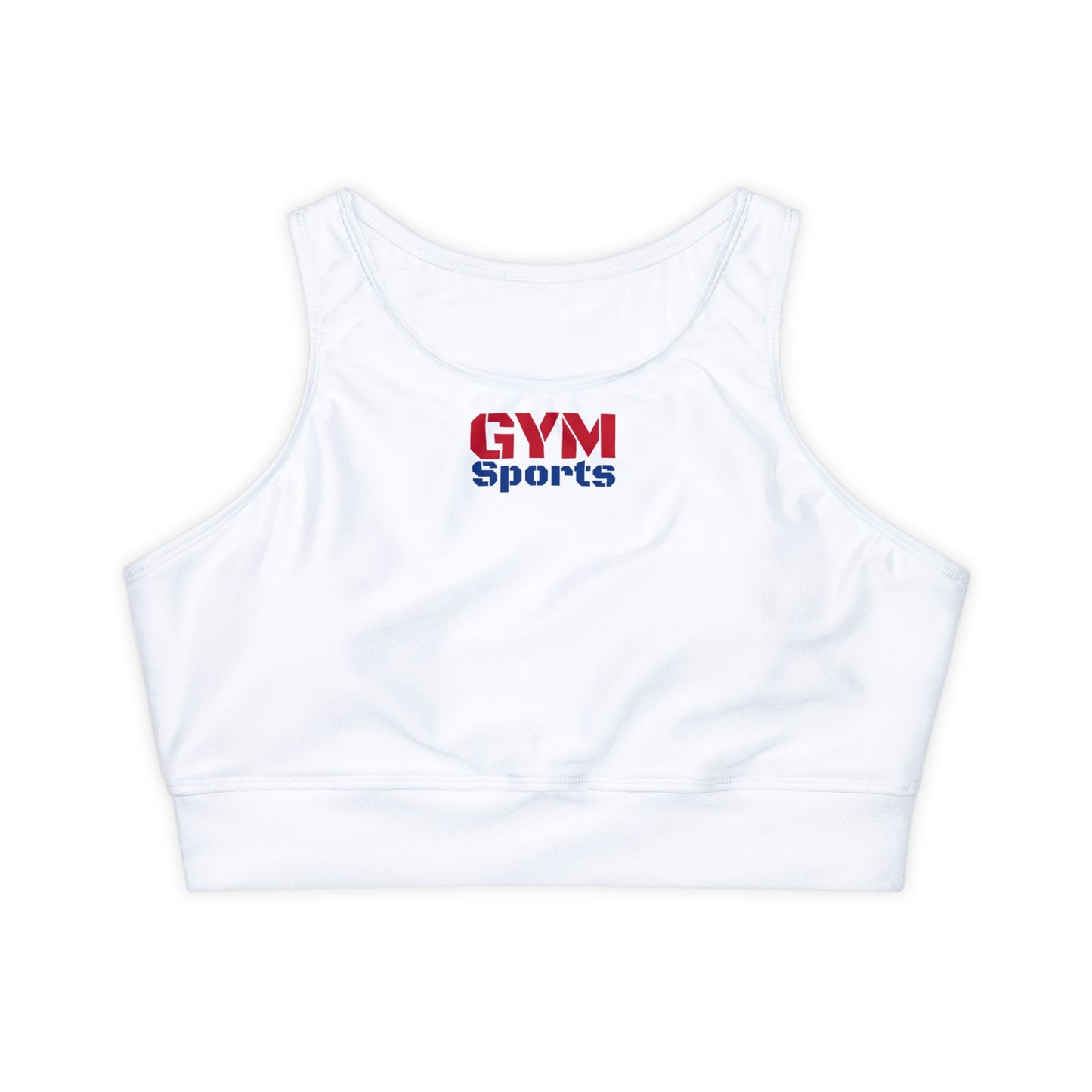 Sports Bra GYM Sports red dark blue on white