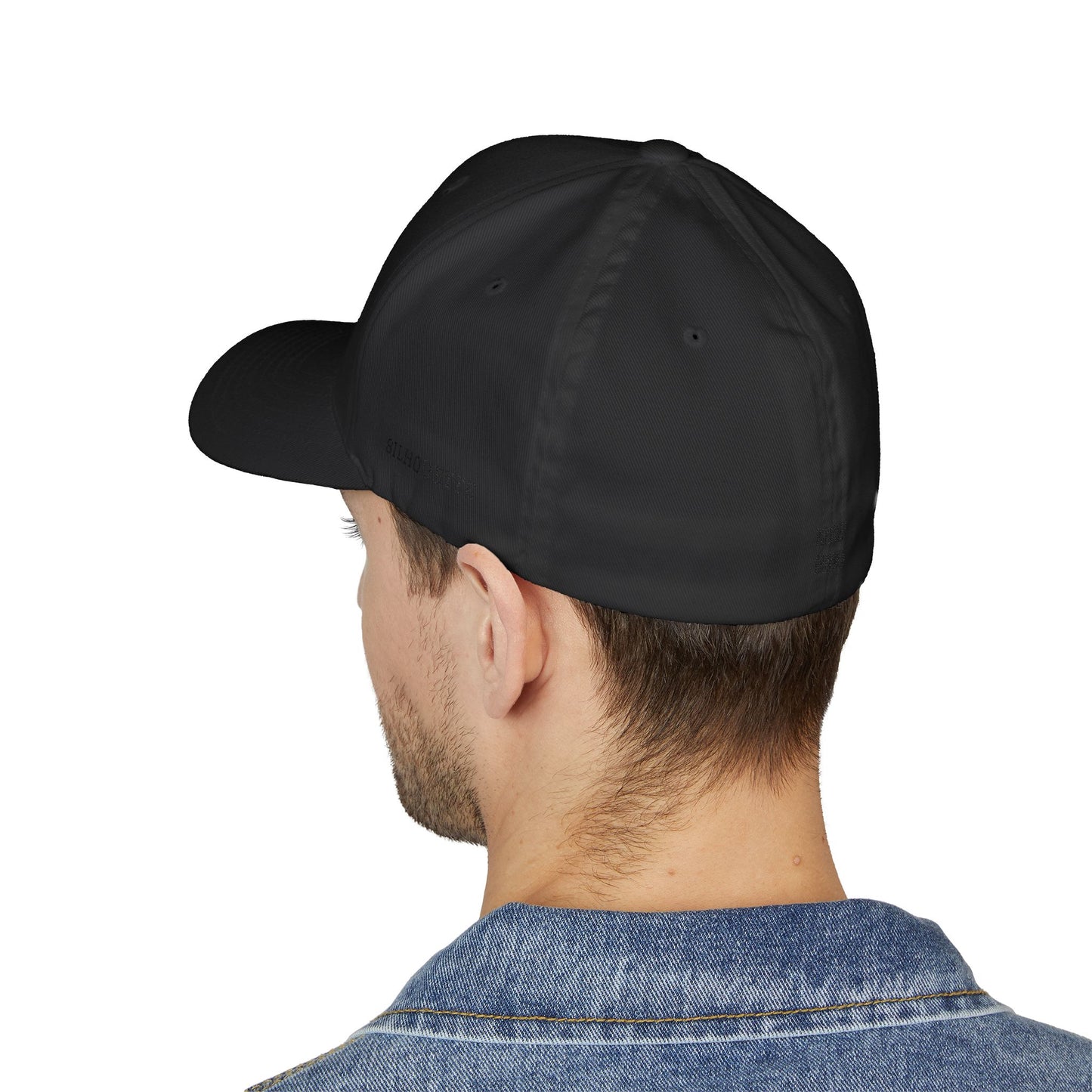 POS Black Logo Closed Back Cap Printify