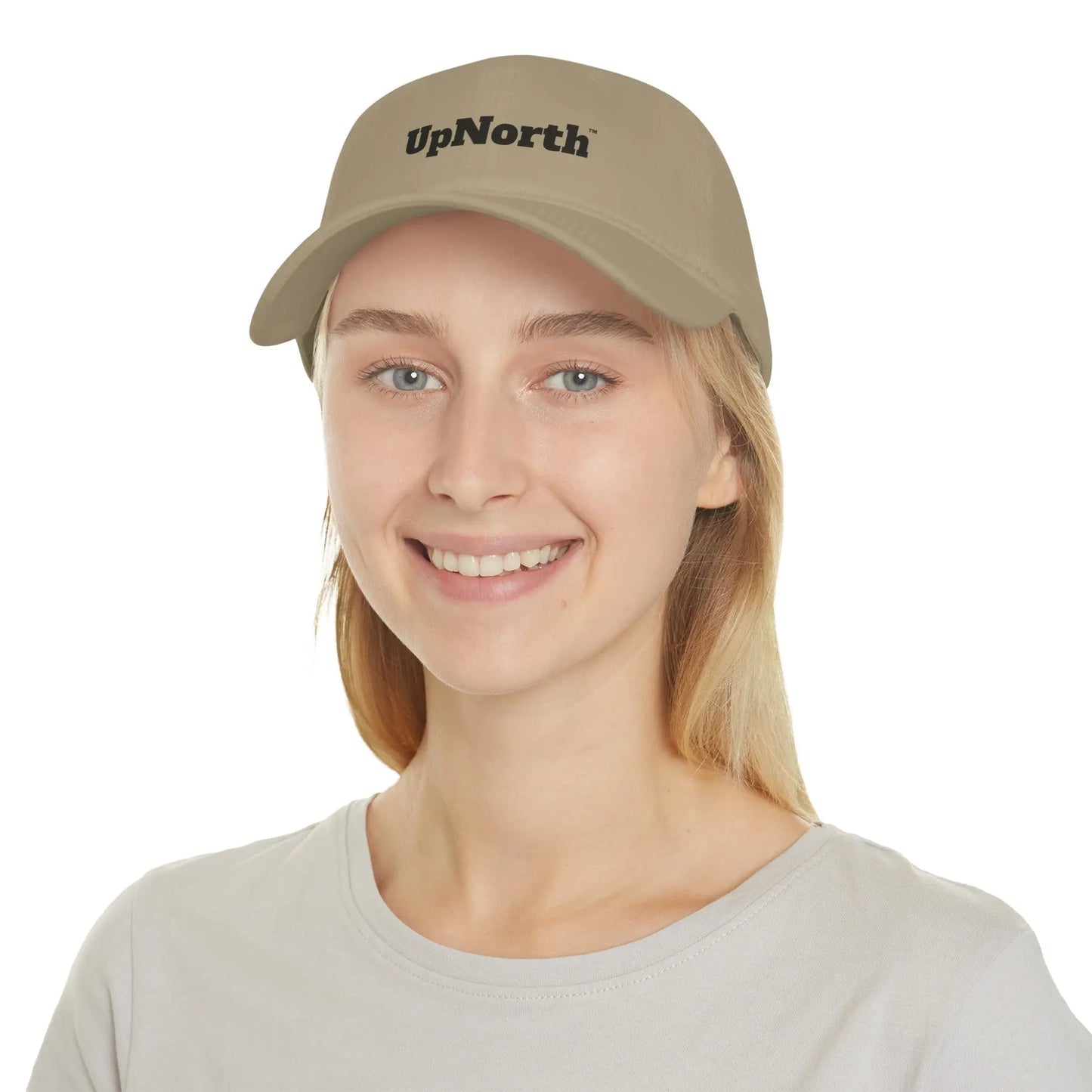 Baseball Cap UpNorth khaki and black Printify