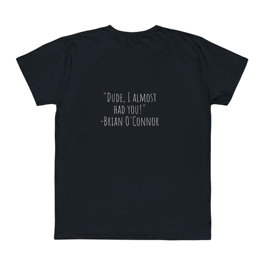 T-Shirt Fruit of the Loom Paparazzi black with white Printify