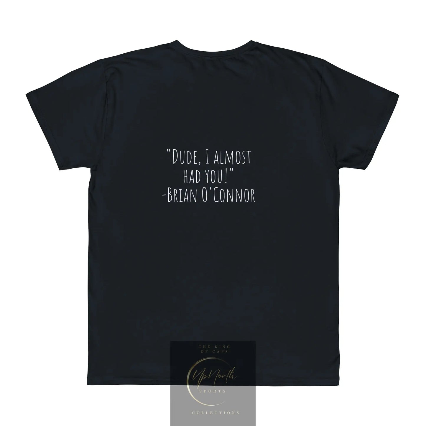 T-Shirt Fruit of the Loom Paparazzi black with white - UpNorth SPORTS