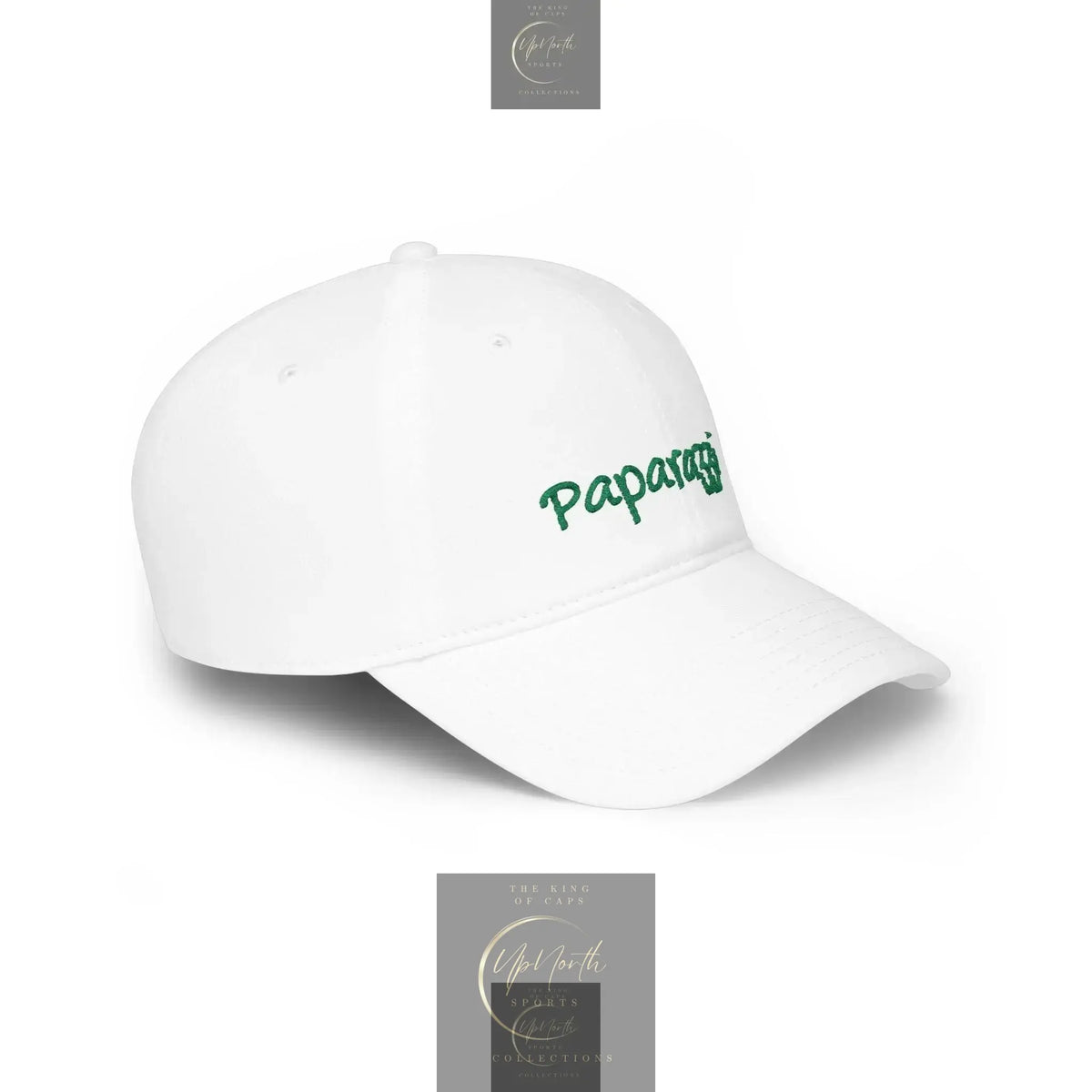 White Tricolore Paparazzi Baseball Cap Embroidery right side - Paparazzi Original