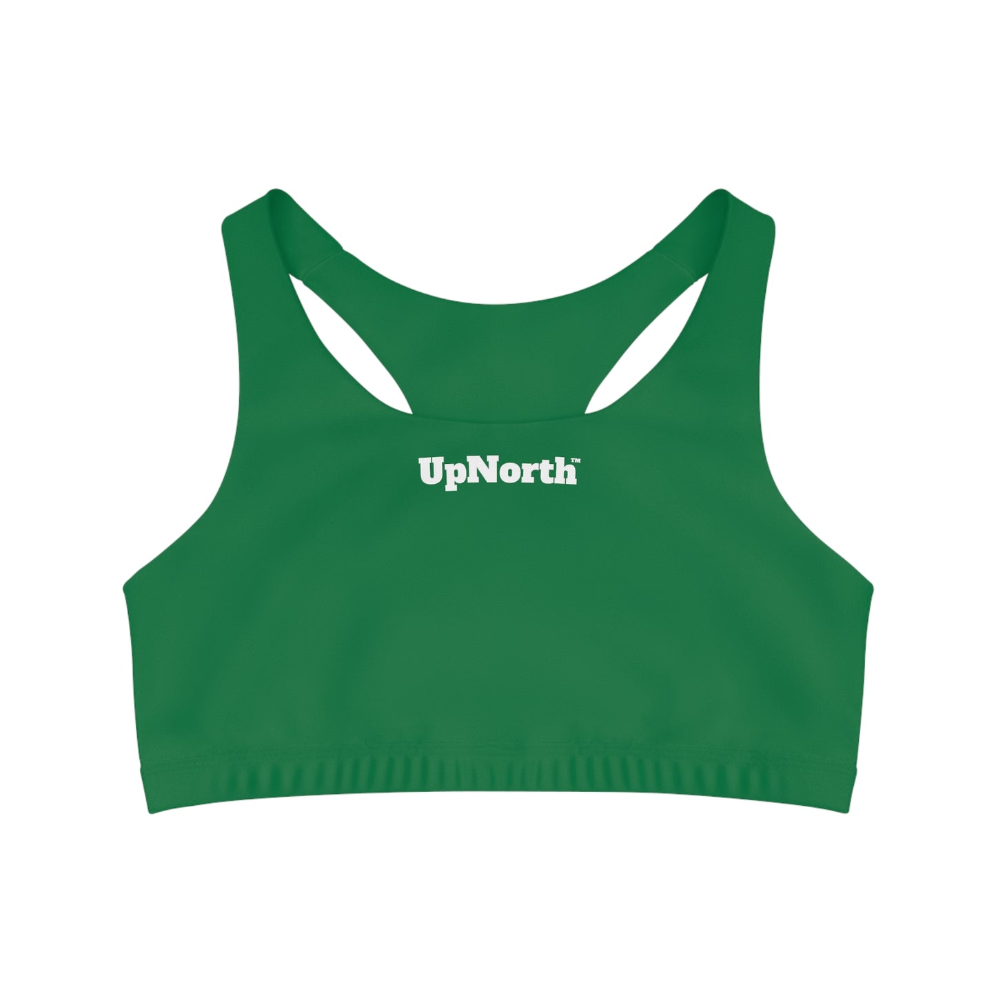 Sports Bra UpNorth white on green